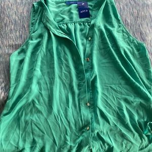 Apt 9 Blouse with buttons never worn